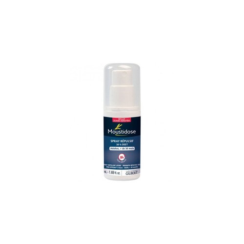 MOUSTIDOSE MTD spray repulsive det 30% adulte et enfant 125ml