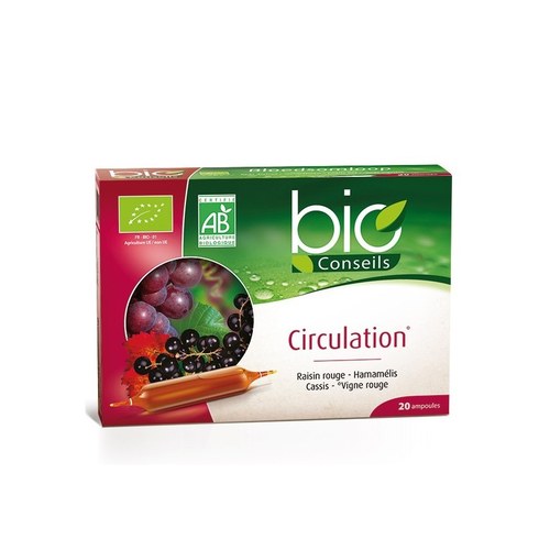 Bio Conseils   Circulation Ampoules Bio  20 ampoule