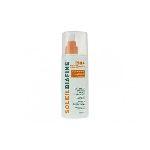 Biafine Lait Spray SPF50+ Peaux Sensibles ou Allergiques 200ml