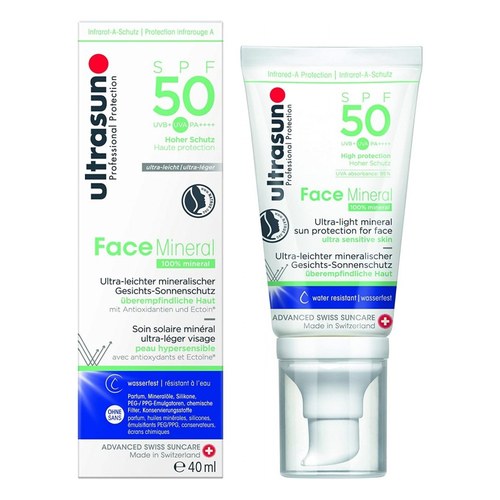ULTRASUN FACE MINÉRAL ULTRA-LIGHT SPF 50+40ml