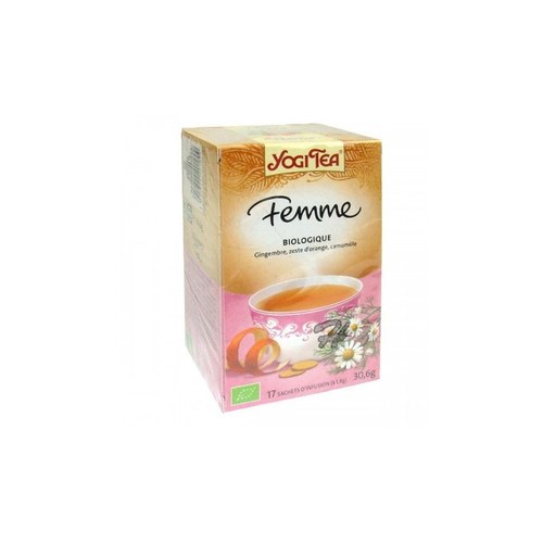 YOGI TEA Femme 17x 2g ( Gingembre, cannelle, zeste d'orange, pissenlit, baies de genièvre, racine d'angélique)