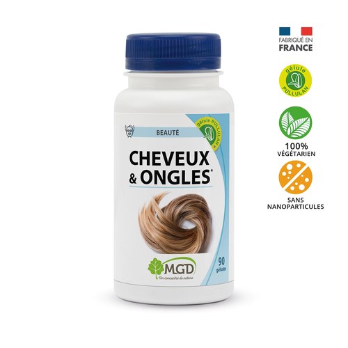 Mgd nature Mgd cheveux et ongles 90 gelules