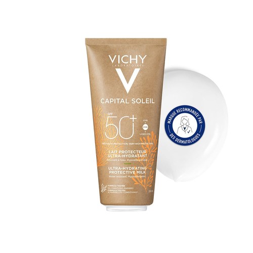 Vichy Capital Soleil Lait Solaire visage & corps Eco-Conçu SPF 50+ 200ml