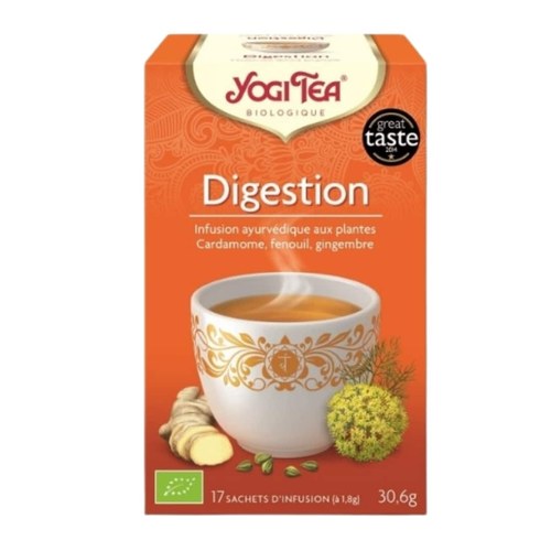 YOGI TEA Digestion 17x2g (cardamome, fenouil, coriandre, gingembre)