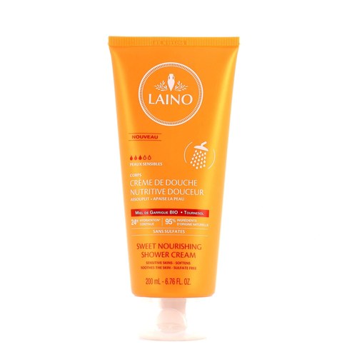 LAINO CRÈME DE DOUCHE NUTRITIVE DOUCEUR AU MIEL 200 ML
