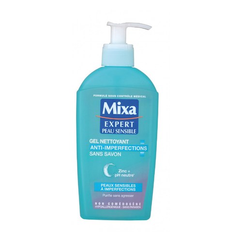 MIXA Gel nettoyant purifiant anti-imperfections - 200 ml