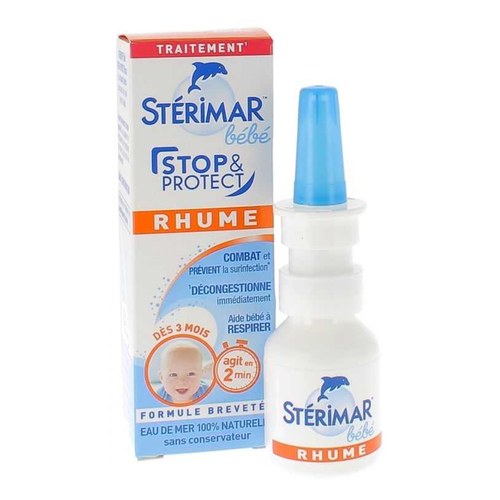 STÉRIMAR  Bébé Stop & protect rhume -spray de 15 ml