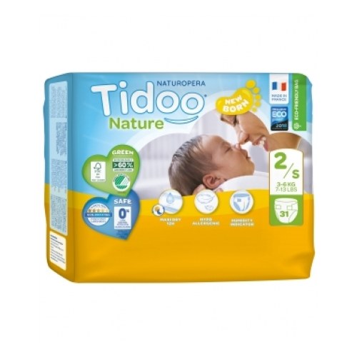 TIDOO COUCHE NEWBORN T2/S 3-6KG 31 U
