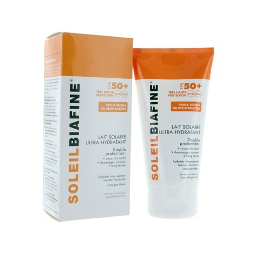 Biafine Lait Solaire SPF 50+ Ultra Hydratant 150 Ml