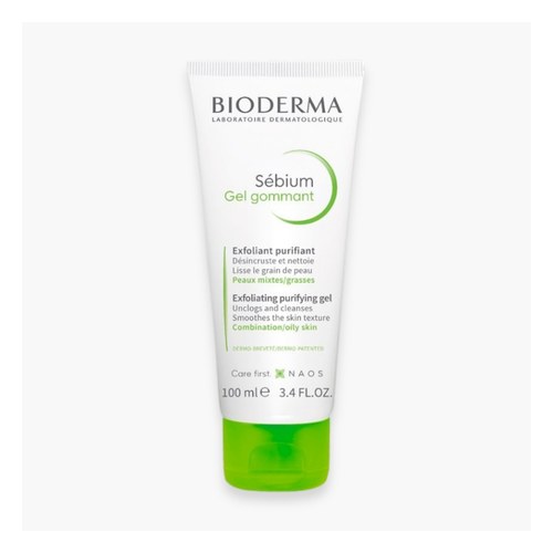 BIODERMA SEBIUM GEL GOMMANT PURIFIANT 100ml Désincruste Et Nettoie