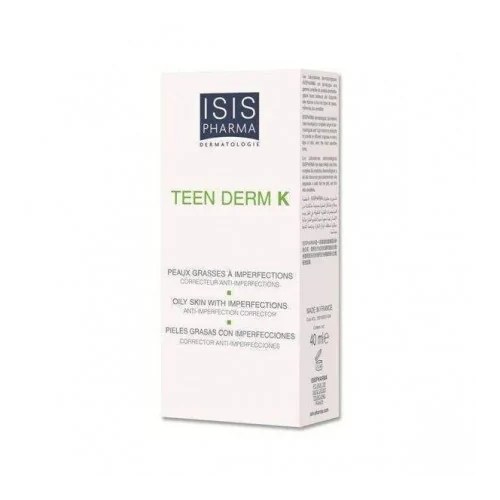 Isis pharma teen derm k - crème sébo-régulatrice (30 ml)