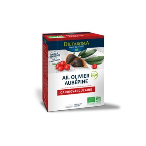 Dietaroma Ail olivier Aubepine 60gelules