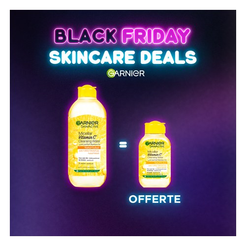 GARNIER SkinActive Solution Micellaire Nettoyante avec de la Vitamine C 400 ml