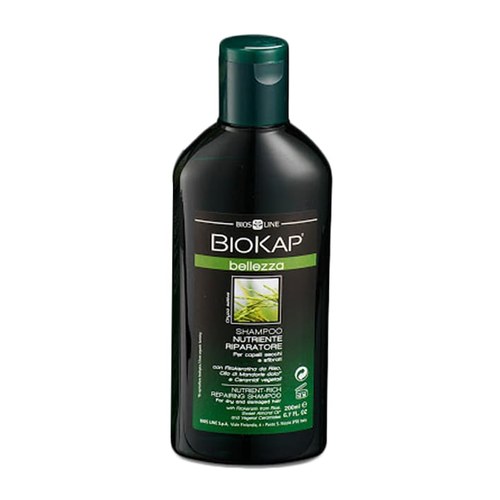 Biokap  Shampoing nourrissant et réparateur Belleza Cheveux secs  200 ml
