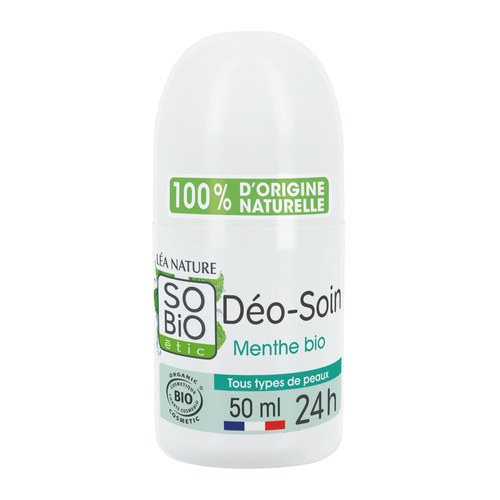 SO BIO DÉO-SOIN FRAÎCHEUR MENTHE 50ML