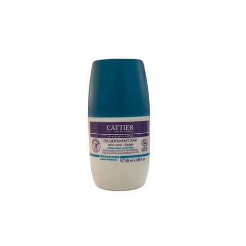 CATTIER Déodorant Aloe vera fraîcheur marine bio 50ml