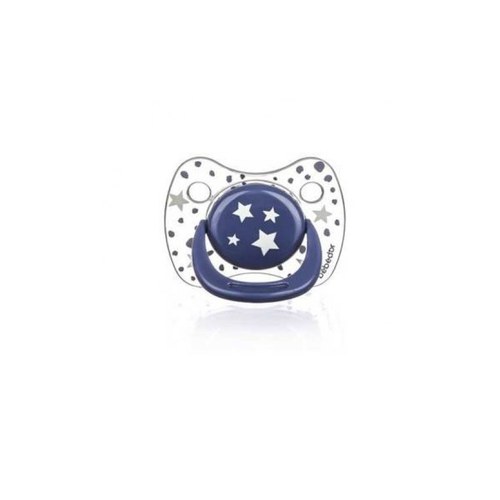 BEBEDOR SUCETTE CRYSTAL ORTHO 6-18M REF 172 BLEU ETOILE