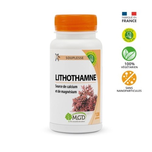 MGD NATURE  lithothamne 400 mg - 120 gélules