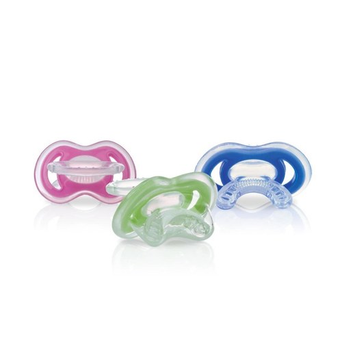 Nûby Anneau de dentition dentier 100% Silicone +3mois Réf : ID618