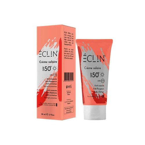 Eclin crème solaire SPF50+ anti rougeurs 50ml