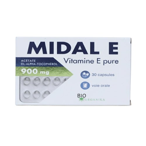MIDAL E vitamine E  pure 30 capsules