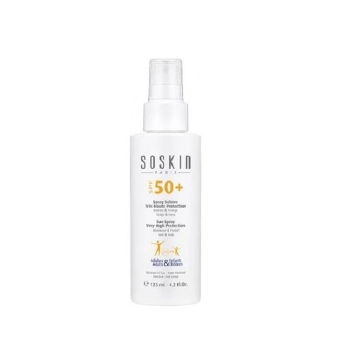 Soskin spray solaire très haute protection spf50+