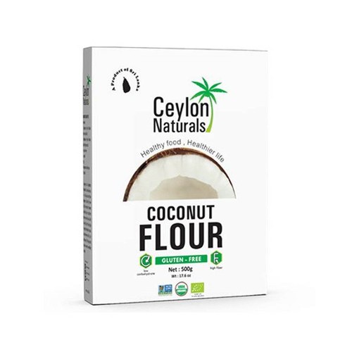 CEYLON NATURALS Farine de Coco Sans Gluten 500 G