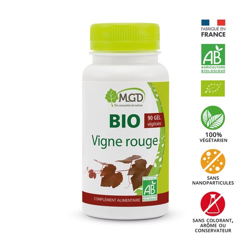 MGD NATURE VIGNE ROUGE BIO 90 GÉLULES