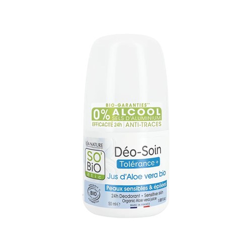 So Bio DEODORANT TOLÉRANCE+ ALOE VERA  50ML