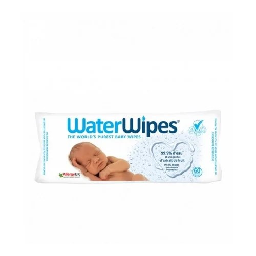 WATERWIPES Lingettes bébé 60 Pièces
