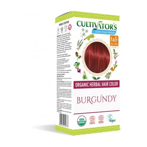 CULTIVATORS ORGANIC HERBAL HIAR COLOR BUGUNDY