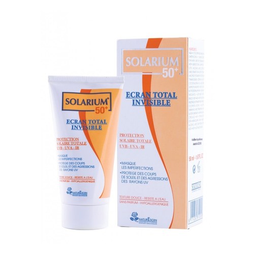 NATURE SOIN SOLARIUM 50+ ECRAN TOTAL INVISIBLE 50ML