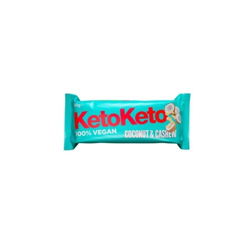 Keto Keto Barre noix de coco et noix de cajou 50g - Vegan