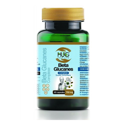 HUG Beta Glucanes Complexe 752mg  60 caps