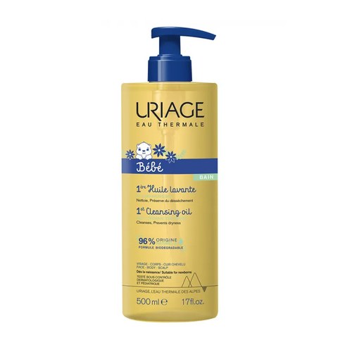 URIAGE BEBE HUILE LAVANTE VISAGE, CORPS ET CHEVEUX 200ML