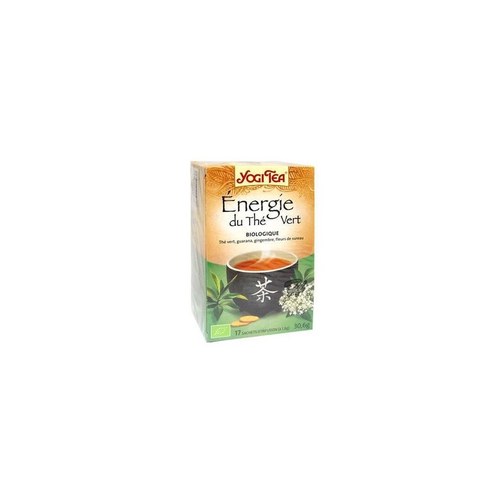 YOGI TEA Equilibre du Thé Vert 17x 2g (thé vert, fleurs de sureau, citronnelle, kombucha)