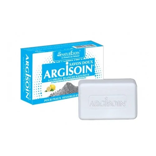 NATURE SOIN ARGISOIN SAVON DOUX A L’ARGILE BLANCHE KAOLINITE 125g