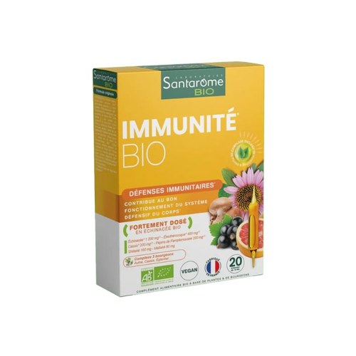 SANTAROME IMMUNITÉ BIO 20 AMPOULES
