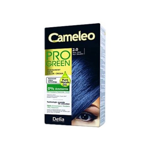 Delia Cosmetics Cameleo Pro Green Hair Colour 2.0 Noir Bleuatre